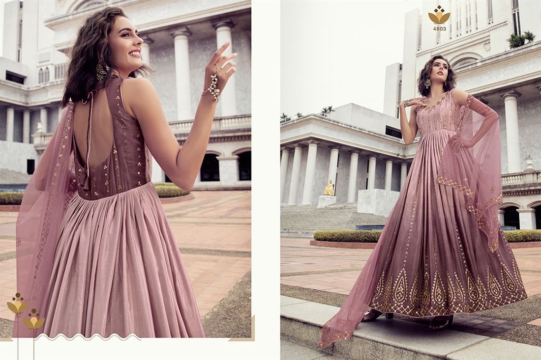 FLORY VOL-25 SEMI STITCHED GOWNS
