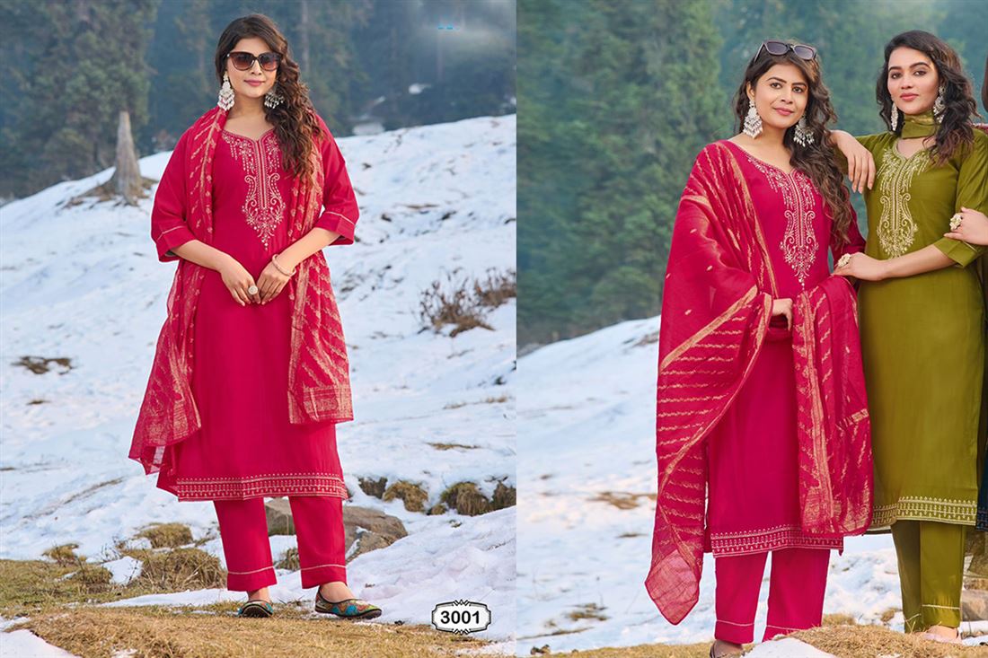 JHANVI VOL-3 READYMADE SALWAR SUITS