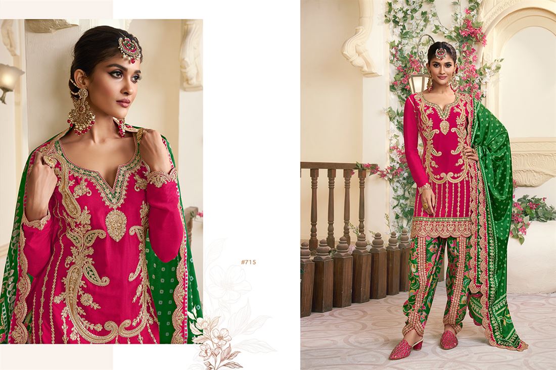 KALAMKARI READYMADE DHOTI STYLE SUIT
