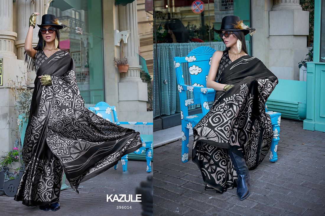 KAZULE PRINTED SAREES